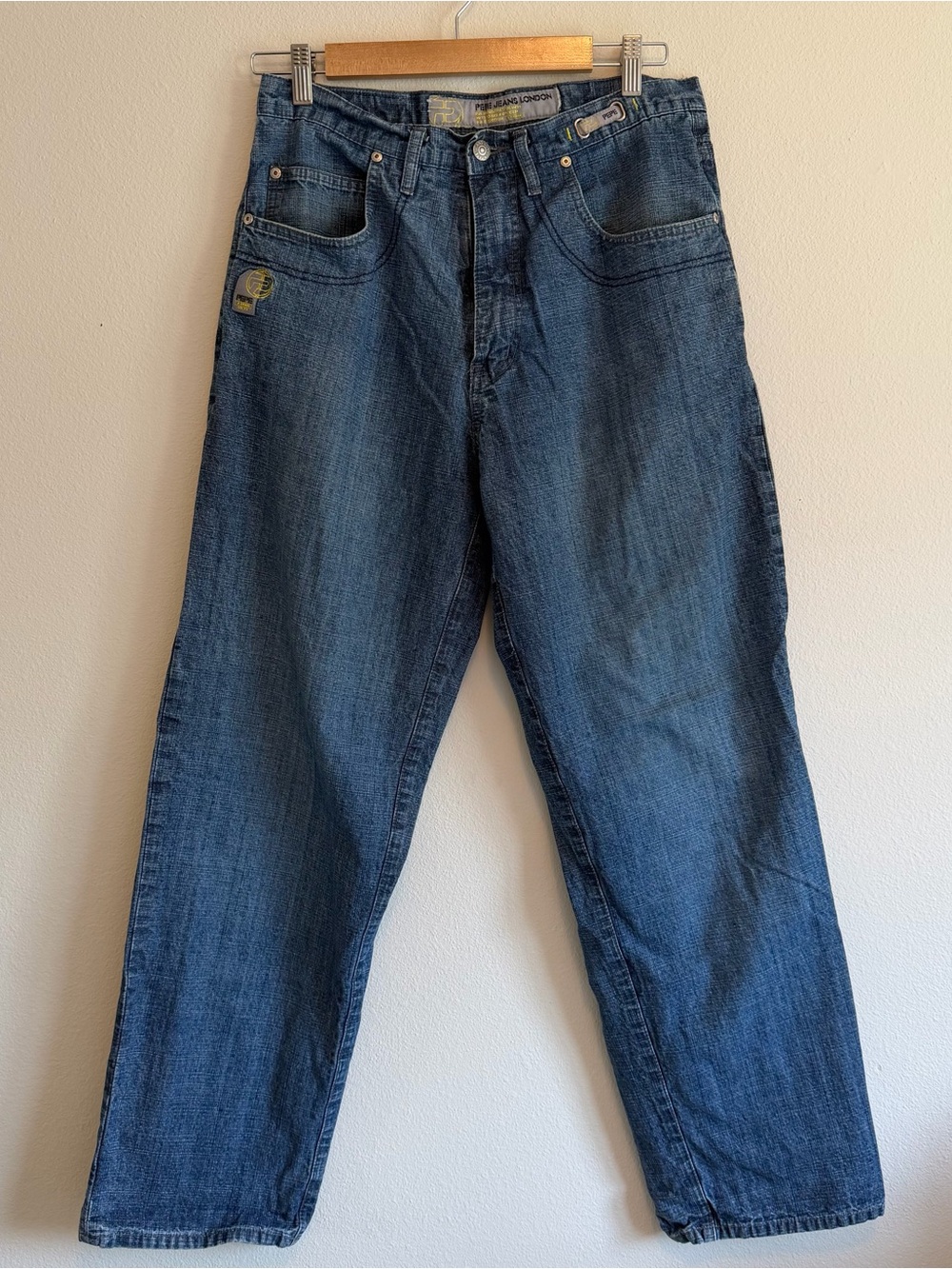 Pepe Jeans London Men’s Y2K Baggy Jeans Size 30x30 1/4